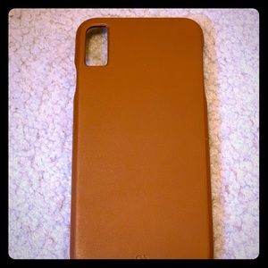 Apple leather IPhone X case